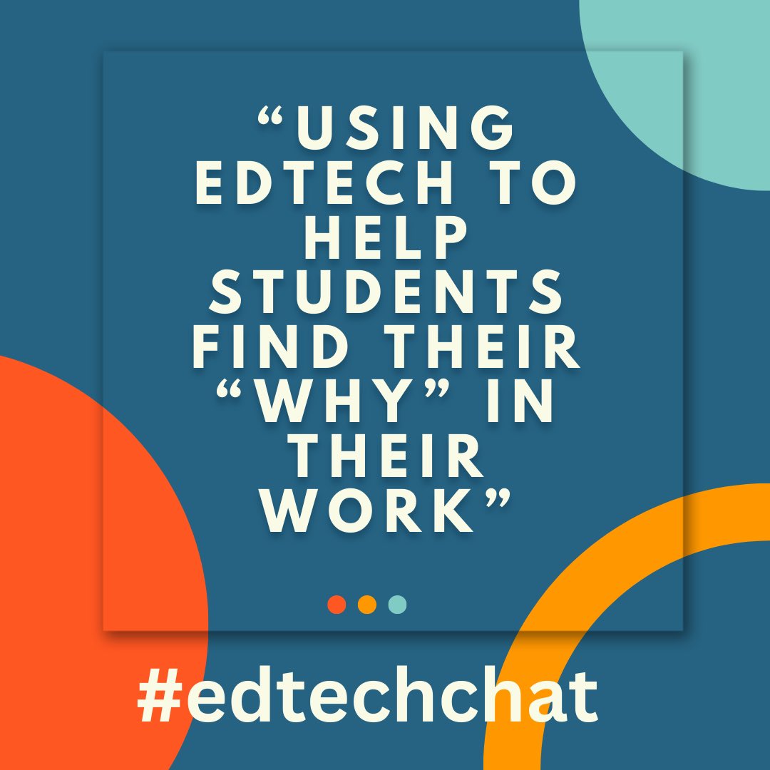 nathan_stevens's tweet photo. Less than an hour until #edtechchat Join us as we discuss the why. https://t.co/u4ABbJ730R
