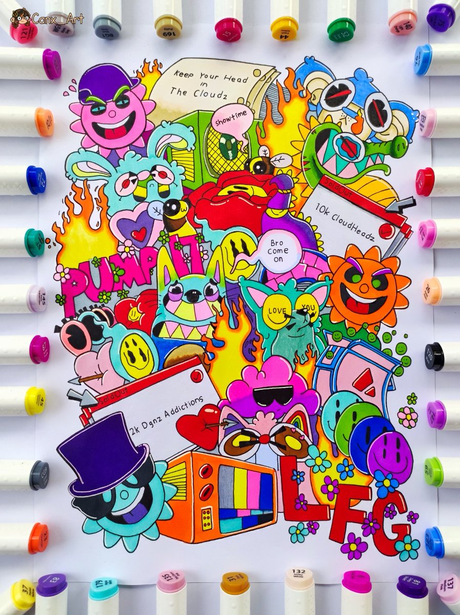 Canx_Art's tweet photo. @DgnzAddiction @CloudHeadzNft @MrWonderland21 @Chiknwhalegod @Jordancloudz @BoisterousCock @fetakii Here is the final result of the drawing i made for @DgnzAddiction & @CloudHeadzNft meme contest π¨
And i'm pretty proud of this one. Thanks ππ
#CloudHeadzMemeContest
#CloudHeadzNFT
#DgnzAddiction https://t.co/uH1jVPBkOR