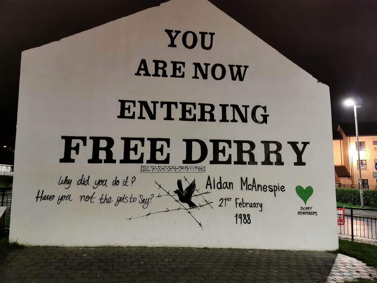 Remembering Aidan McAnespie on the 35th Anniversary of his murder.