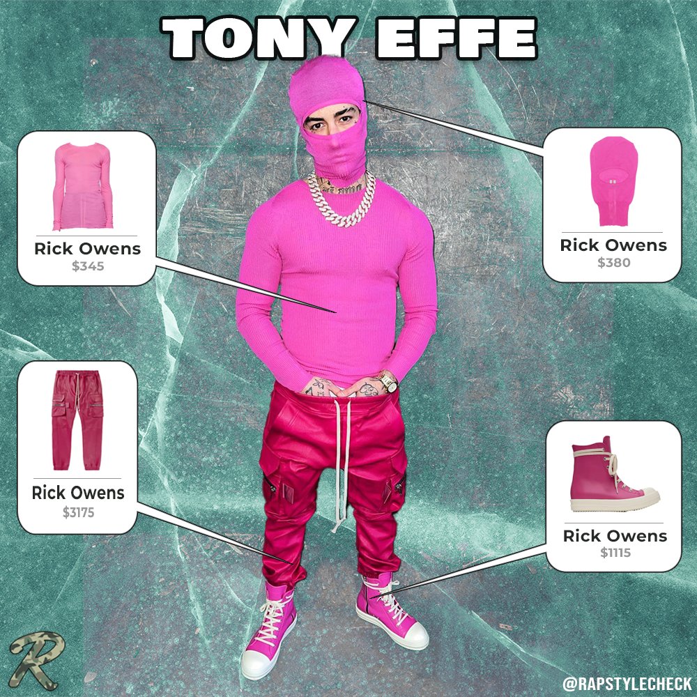 Rapstylecheck's tweet photo. Tony Effe taking the Rick Owens game to the next level! ๐๐
๐ Click the link in our bio for more outfits!
โข
โข
โข
#TonyEffe #RickOwens #rickowensoutfit #dripcheck #dopefits #outfits #styleinspiration #streetfashion #luxuryfashion #mensfashion #italianrap #italianrapper https://t.co/NI1PHoONTc