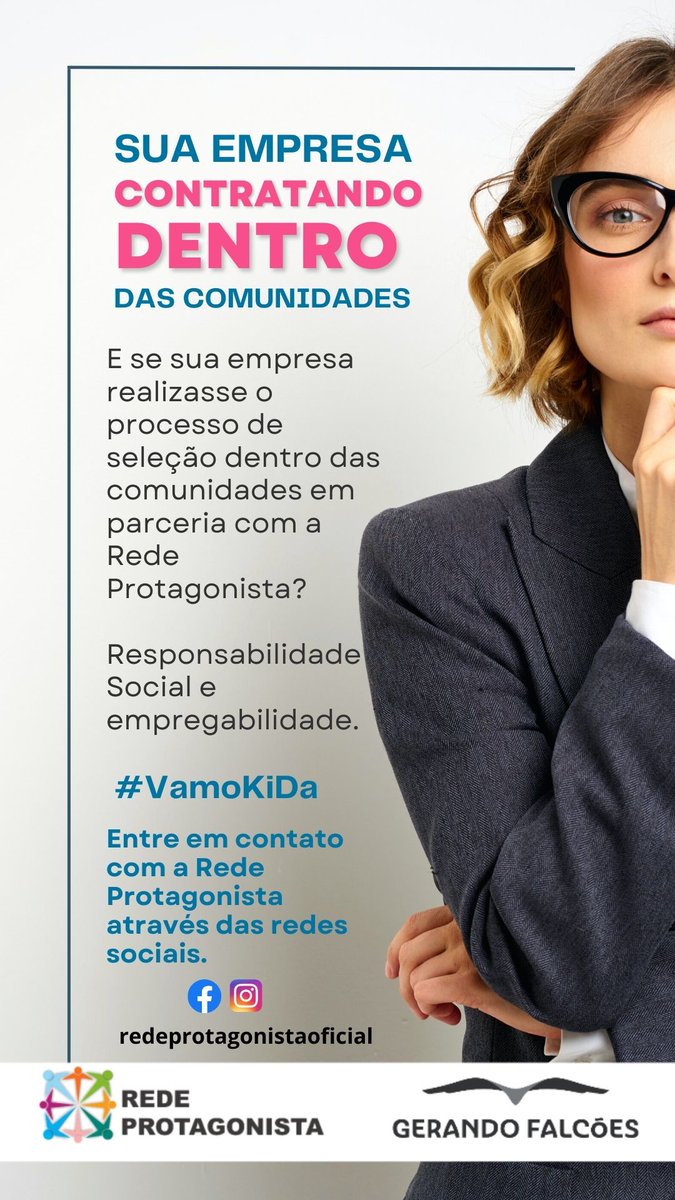 GILMARFOCO's tweet photo. E se o processo se seleção, de contratação das empresas acontece dentro das comunidades?

Você empresário (as), empreendedor, entre contato conosco e venha ser parceiro trazendo as oportunidades aqui para dentro das comunidades.
#gerandofalcoes #vaikida https://t.co/M8brcddPAL