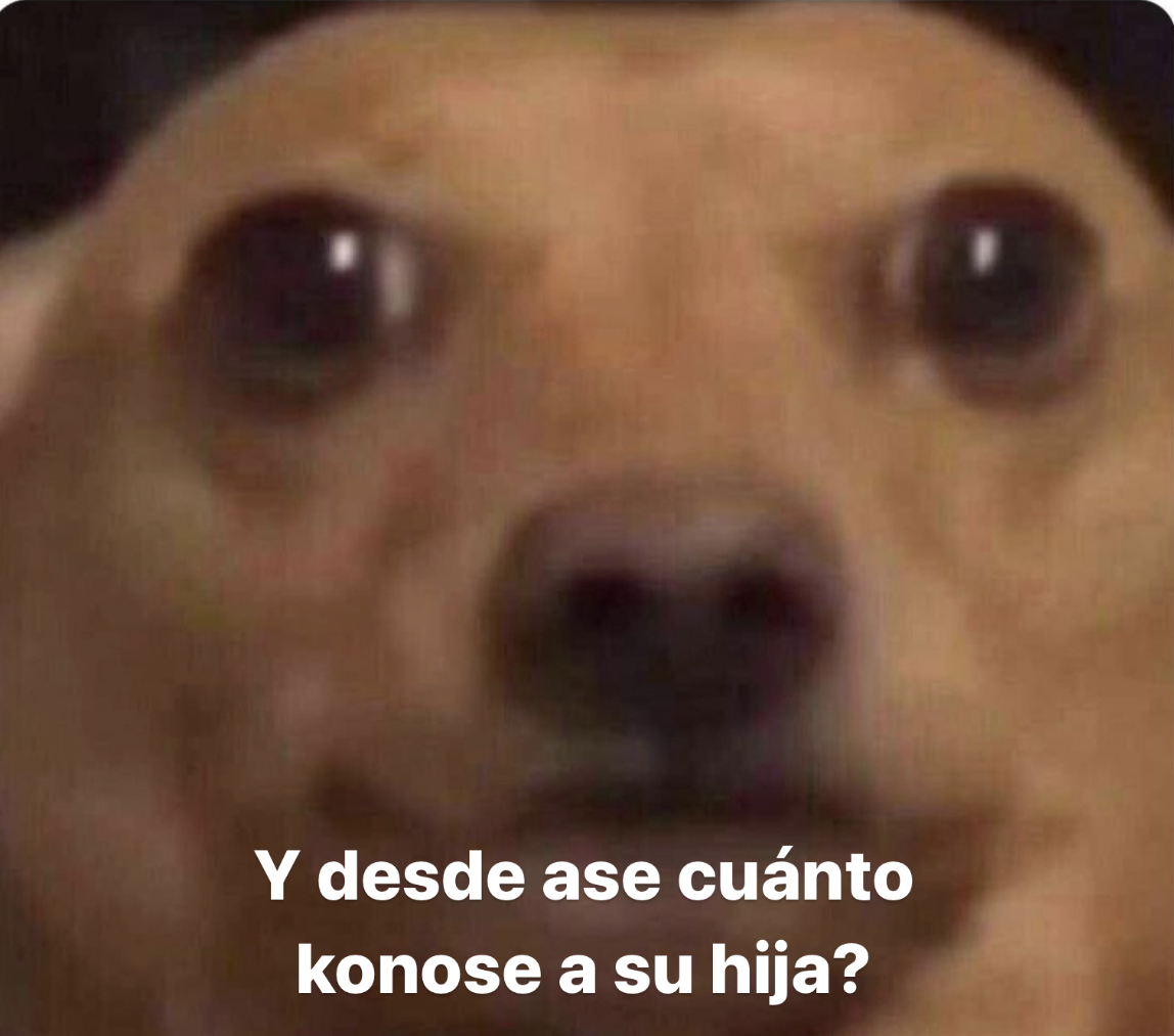Guarromantico_'s tweet photo. Yo intentando sacarle platica a mi suegro: https://t.co/Zf0UVQeKv6