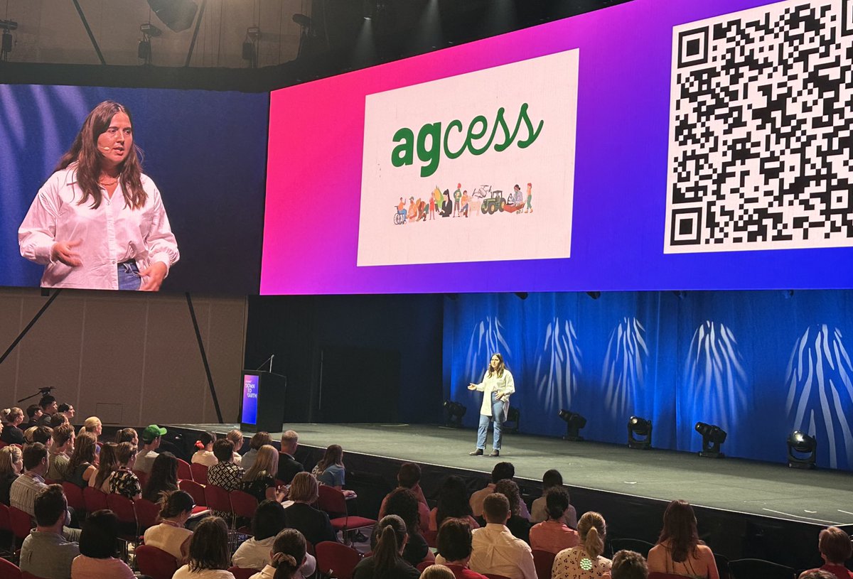 AgFunder's tweet photo. โLetโs make the accessibility of our industry more transparent. I want you to truly commit to inclusive and diverse agricultural workforces.โ - Josie Clarke Future Young Leader, #agcess @AgriFuturesAU @evokeag #evokeag #accessibility #inclusivity https://t.co/sV3DDHT76u
