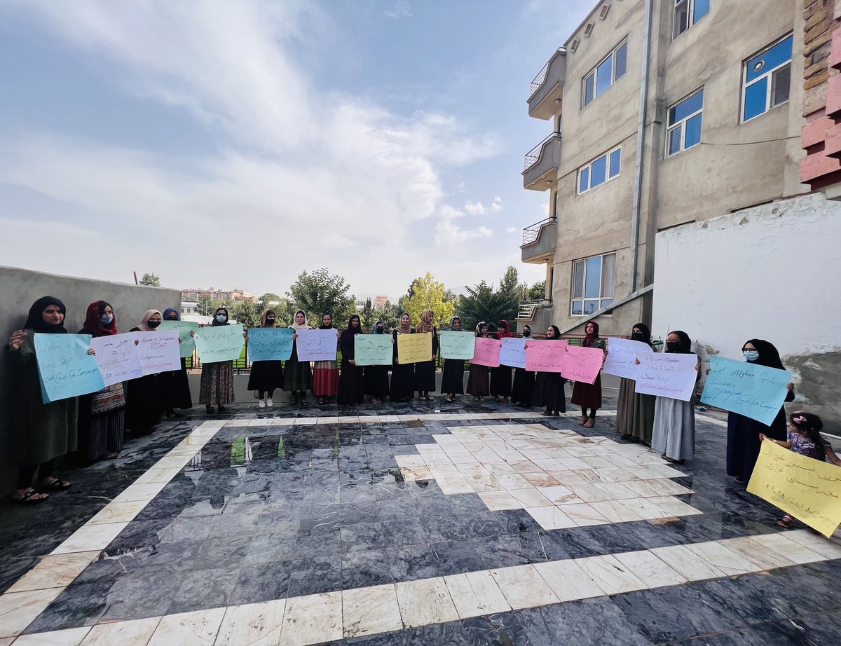 PenPath1's tweet photo. It’s been 519days since the girls schools are closed, during this time we have worked hard by providing home schools for thousands of girls. We also campaigned for schools opening alongside the nation. I don’t feel like writing about the hurdles and I don’t want to discourage &amp;.. https://t.co/hTZ5AUCO5J