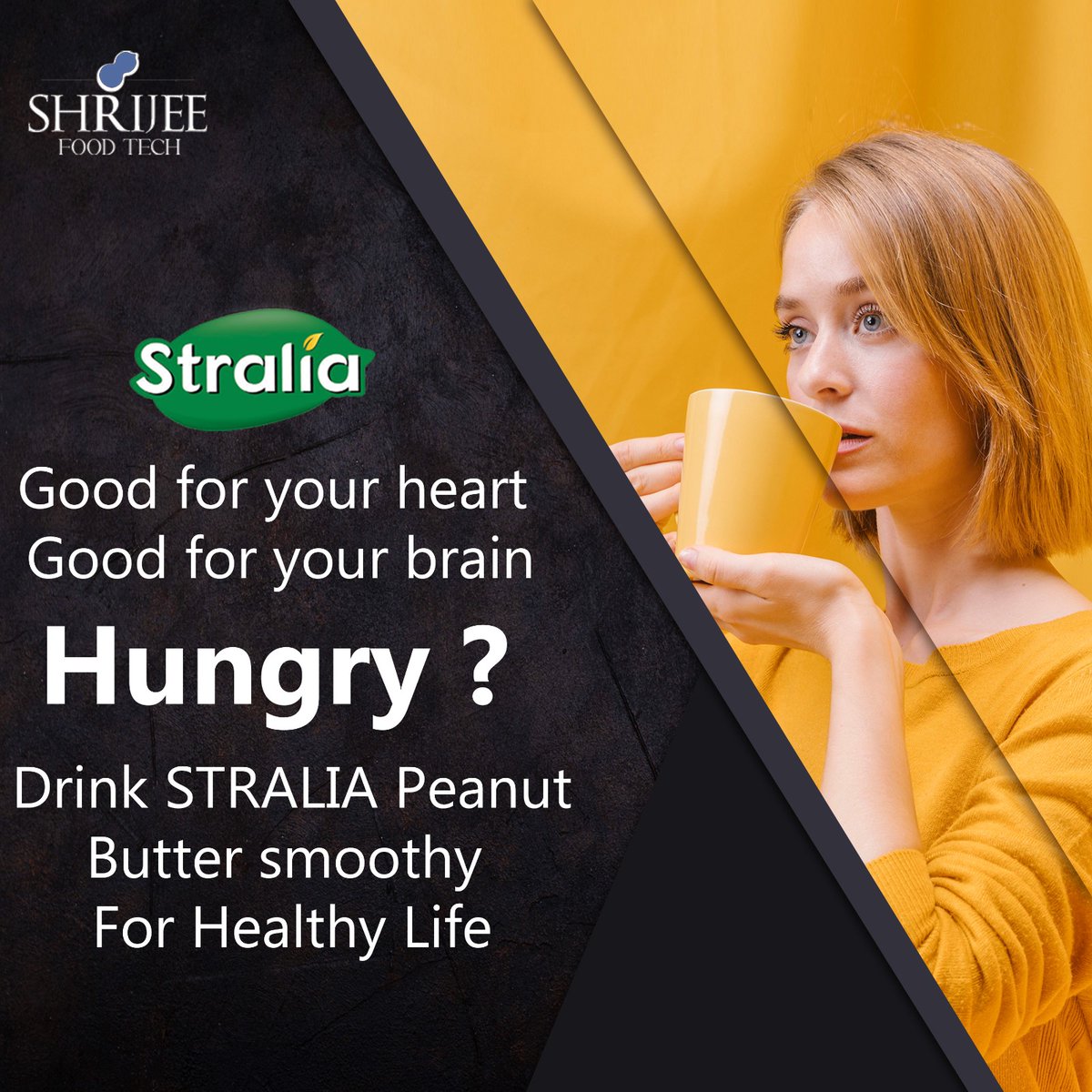 ShrijeeF's tweet photo. Hungry?
Drink STRALIA Peanut Butter smoothy 
For Healthy Life

#shrijeefood #stralia #straliapeanutbutter #chocolatepeanutbutter #peanutbutter #Butter #chocolate #choco #chocobutternut #india #Rwanda #supermarket #Retailer #Gujarat https://t.co/UJjgFFc1ke