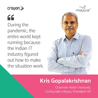 CrayonBigData's tweet photo. We were thrilled to host Kris Gopalakrishnan, co-founder of @Infosys &amp; our investor! In a chat with our founder &amp; CEO @sureshshankar and co-founder &amp; COO Aarti Ramakrishnan he talks all things #tech &amp; #AIinIndia

@kris_sg @Aarti140 

https://t.co/DpMs3C23lc https://t.co/utnLhRnzeO