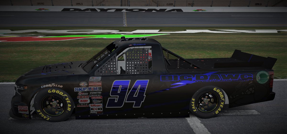 TheJustinSumner's tweet photo. New season = New Scheme in the @KocherRacing 2023 season. Join myself and my fellow @BlackCarMafia teammates Tuesday as we kick off the league racing with a hopeful victory 🏁 #BigDawg  iWraps &amp; Designs! https://t.co/3EpX40pZH6