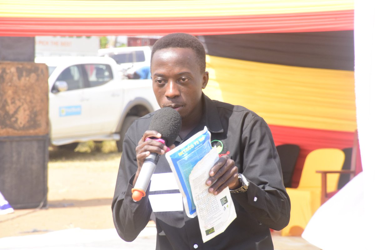 sure_happy's tweet photo. We are happy to be one of the Organizers of the Greater Mubende Farmers Exhibition. Thanks to Rt. Hon. PM. #PrioritizingFarmers @RobinahNabanja_ @GraniaMp Our own CEO, thanks for always aiming at improving farmers livelihoods.@zealous_farmer https://t.co/3rhKKZPmXq