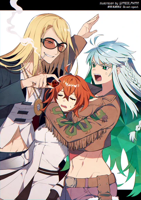 絆高めのポカニキとぐだ子とククルカン  #FGO 