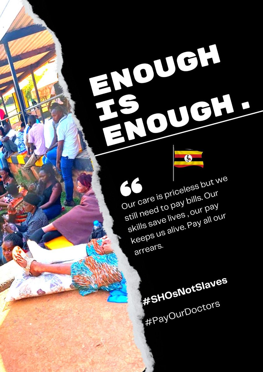 Trauma patients continue to bleed out, pregnant mothers continue to rupture during delivery, children are suffocating in our absence 
#SHOsNotSlaves