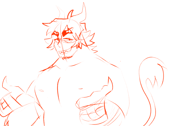 GOT INSPO FROM VIDEOS TO REWORK MY DEMON BORA AU 
#sketches #sketchart
