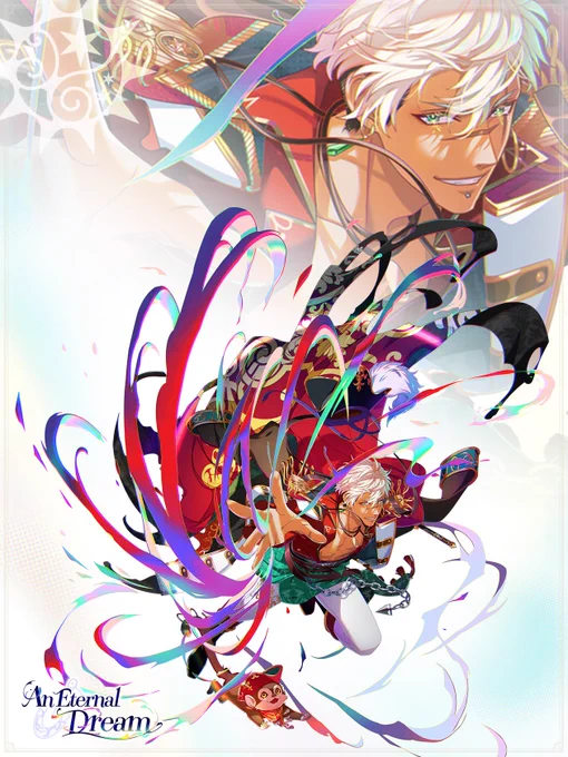 【次回イベント予告 1/3】『An Eternal Dream』で登場する、ダグラス王子(諏訪部順一)の覚醒後の姿をご紹介!#夢100 #An_Eternal_Dream 