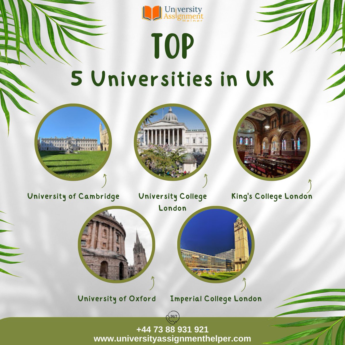 University_AH's tweet image. Top 5 Universities in UK.
Tough choice, huh? 🤔 Well, you have to choose one!
What&apos;s your pick? Comment below!
Contact Us: +44 738 893 1921
universityassignmenthelper.com
@University_AH  
#assignmenthelp #universityassignmenthelper #assignmentwriting #assignments #essaywriting #assignme