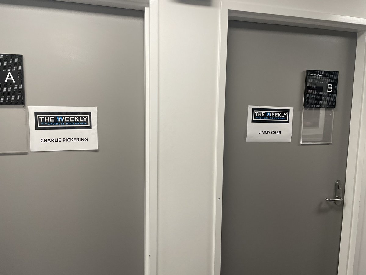 charliepick's tweet photo. It’s a good day at @theweeklytv today… https://t.co/l61TIIzhe5