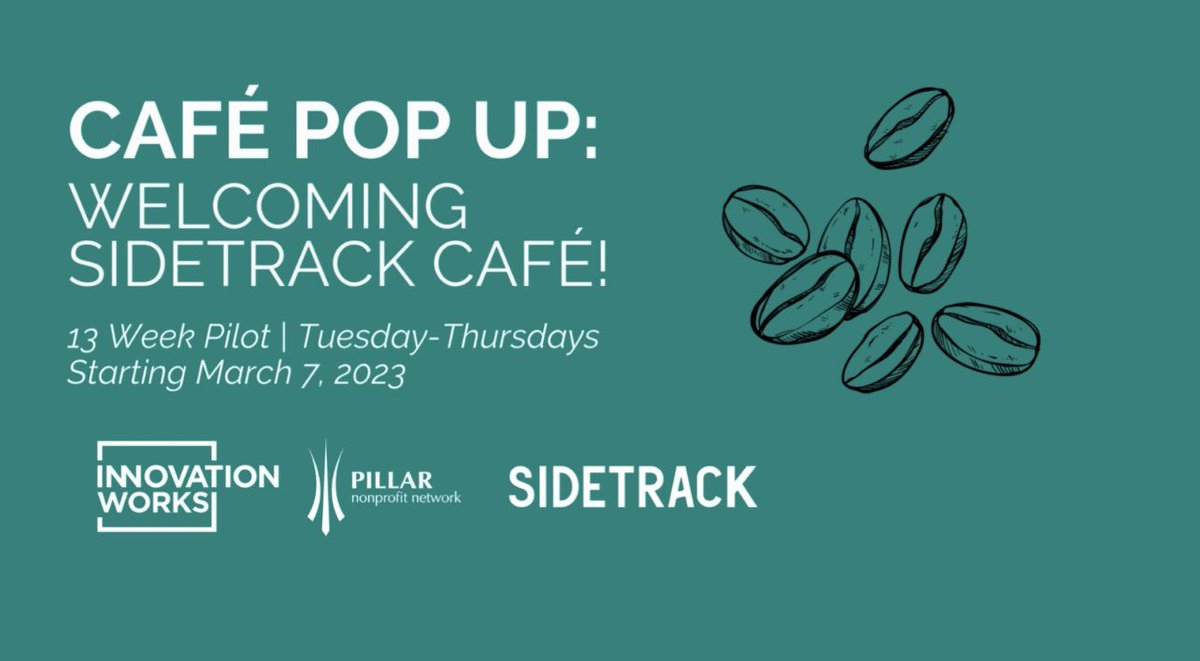 Coming soon! We are hosting a Cafe PopUp at 201 King St. with <a href="/sidetrackcafe/">Sidetrack Café</a> starting March 7 for a limited time. Hope to see you there! ☕️