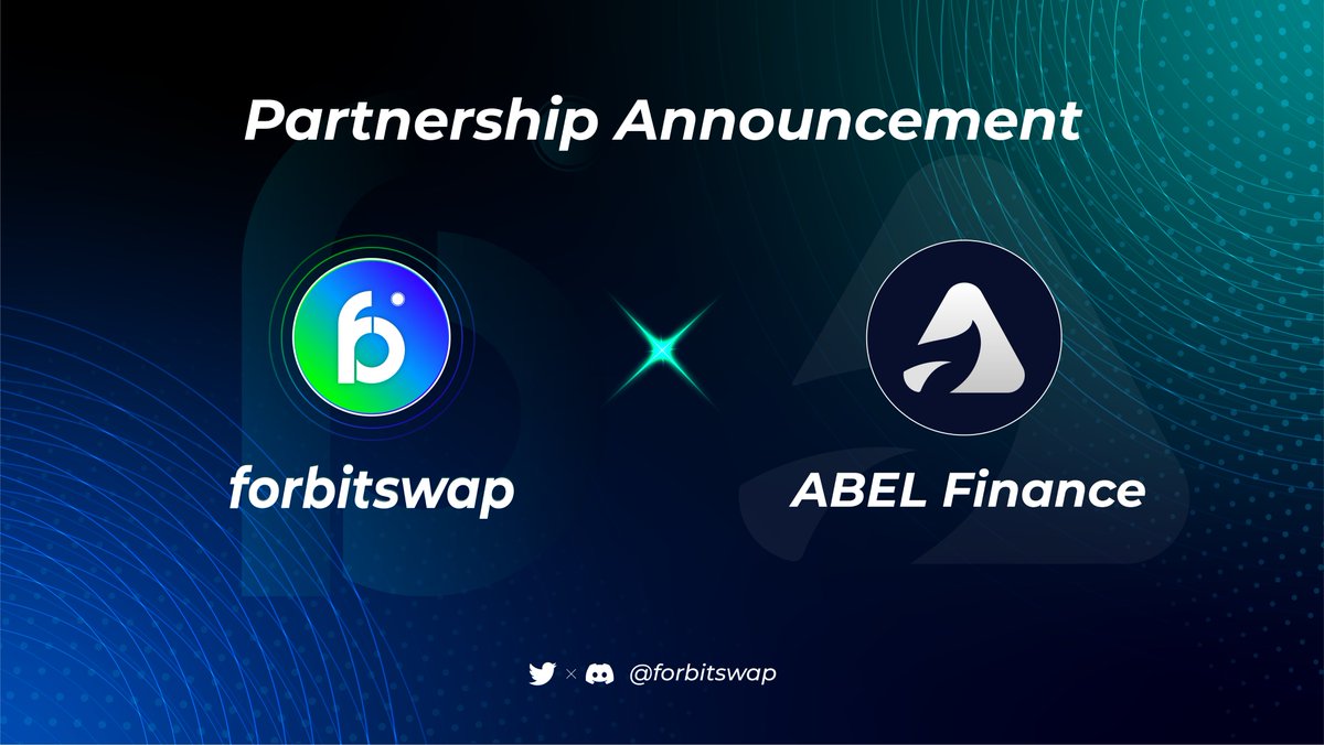 forbitswap's tweet photo. PARTNERSHIP ANNOUNCEMENT 

We are thrilled to announce our strategic partnership with @abelfinance - The First MOVE Cross-Chain Lending Platform on Aptos and SUI.

Our partnership will be promisingly a huge contribution to the development of #Aptos Ecosystem. 

$APT #APT https://t.co/lhOgXyj9yj
