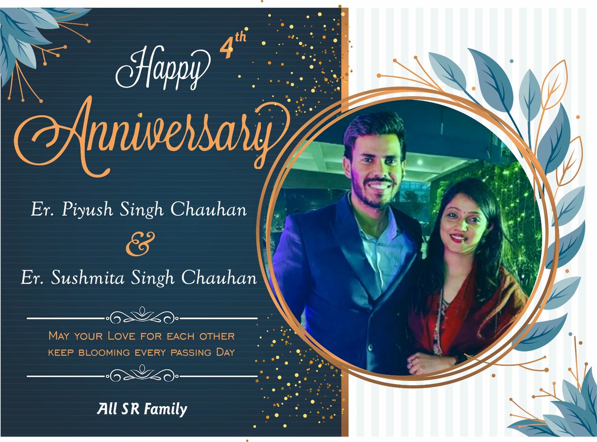 SRGROUPLKO's tweet photo. We are wishing you both A very happy marriage anniversary.
God bless you a prosperity and happiness ahead.
@ipiyushspeaks
#srgilucknow
#SRGI
#SRgroup
#SRIMT
#srmbs
#srmayush https://t.co/IYXi85rJMV
