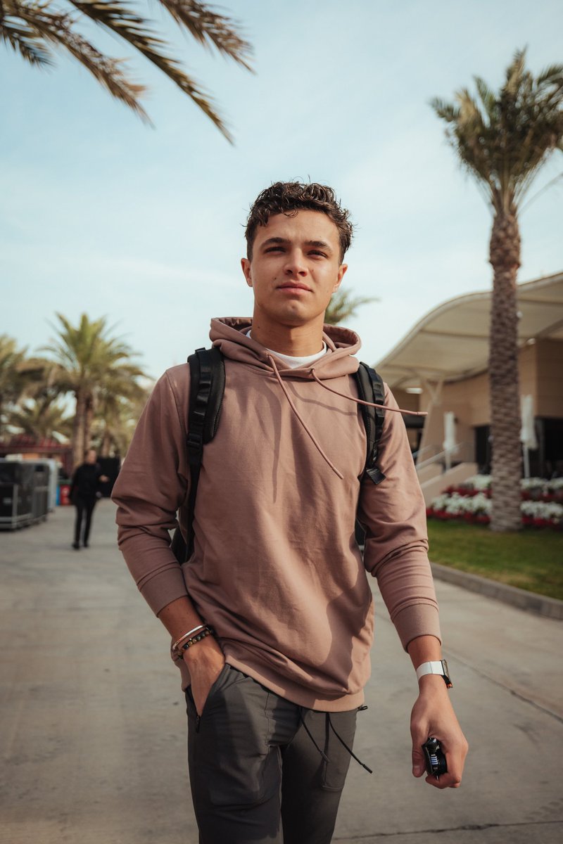 LandoNorris's tweet photo. first day back in a paddock, and it smells good https://t.co/Q6Pf1sbmDC