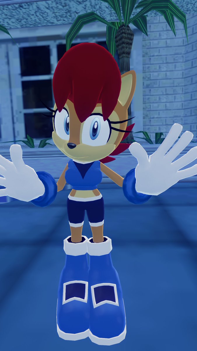 LuganaRysniq's tweet photo. New Model: Sally Acorn (Post-Super Genesis Wave) (i forgot to take pictures)
#VRChat #SonictheHedgehog #SonictheHedeghog #archiesonic #Blender3d #LobsterCatDesigns https://t.co/0ntILBNCed