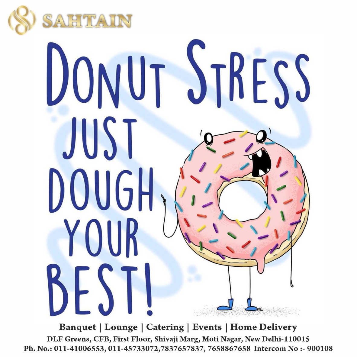 The only circle of taste and trust is a delicious donut. 
Make your guests feel contented with the taste of mouthwatering cuisines and desserts at sahtain
.
.
.
#cafe #coffee #lounge #sahtain #friends #tastyfoods #coffeepuns #sahtainpun #friendships #coffeelovers