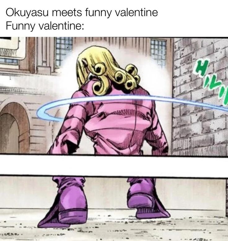 itayizuko's tweet photo. @jojo_games My trump card:when Okuyasu met Funny valentine https://t.co/01bH4BC6KI
