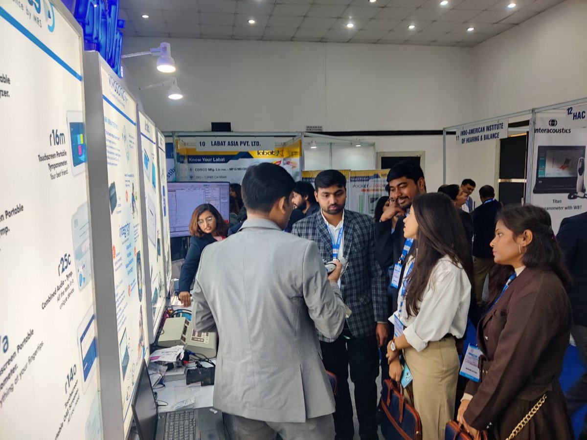 ArphiElectroni1's tweet photo. #ARPHI has showcased the entire range of Audiological diagnostic equipments under ARPHI, RESONANCE & VIVOSONIC brand at #ishacon2023 , which was held at Delhi.
During the event We have also launched Audio Service G7 Hearing aid platform. https://t.co/aMO0CV9iBf