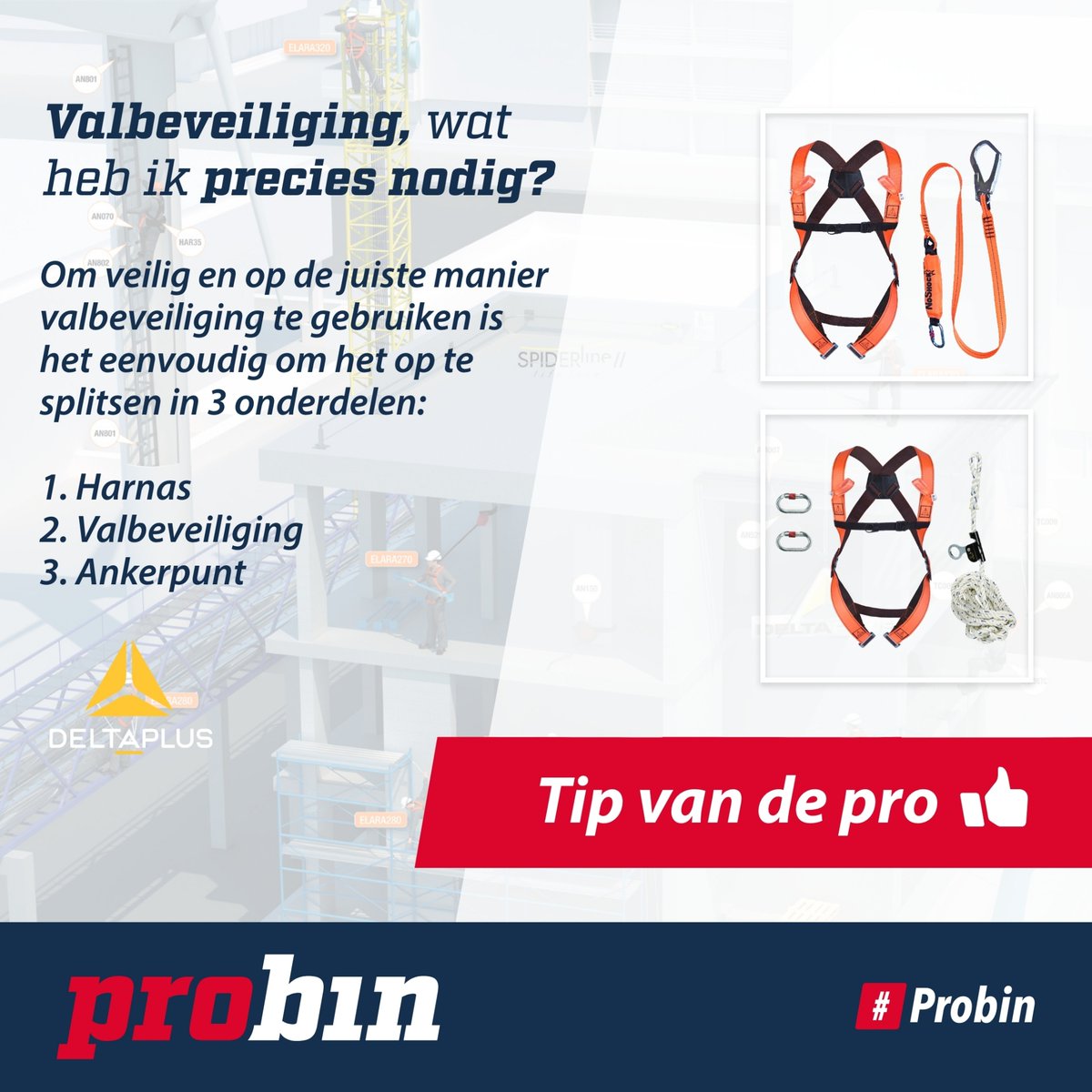 InfoMelse's tweet image. Wil je verzekerd zijn van veilig werken wanneer je op (grote) hoogtes aan de slag gaat? Het brede assortiment van DeltaPlus biedt oplossingen voor elke situatie. Waar je op moet letten en wat je precies nodig hebt, dat lees je hier:  p1e.nl/_47Q