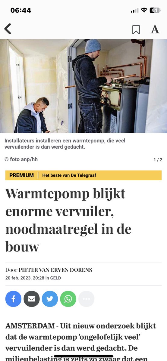 Misschien dan toch maar houtkachel aansteken. Die warmtepomp is levensgevaarlijk.