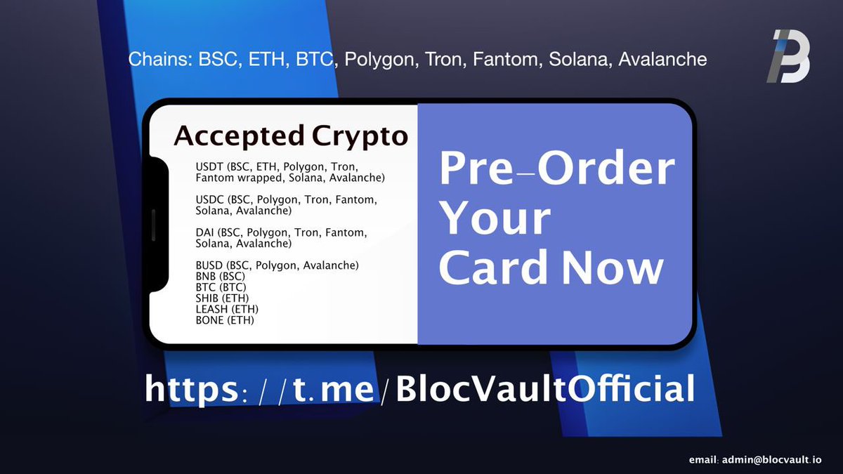🔥Preorder your virtual card today🔥  ✨✨✨✨✨BLOCPAY ✨✨✨✨ forms.gle/uMLC7GZoxk85Ya…