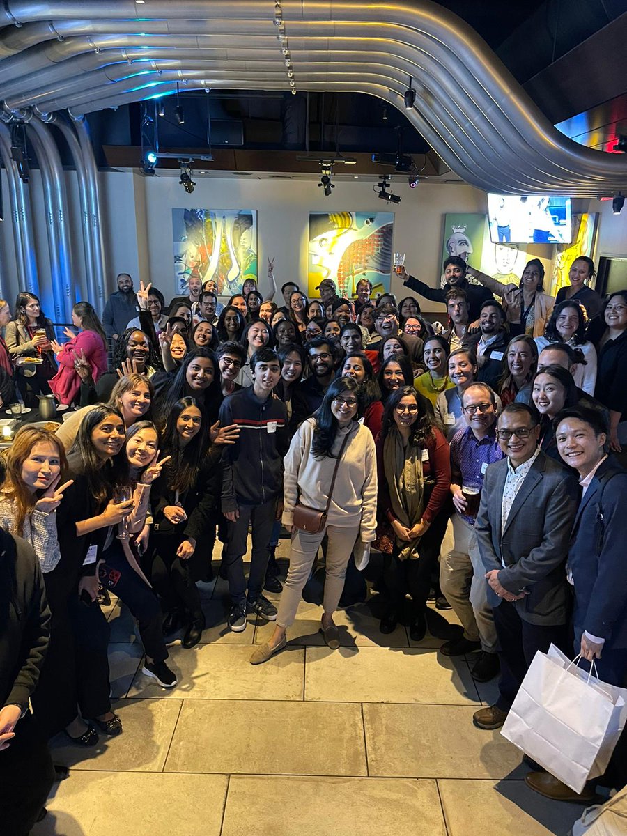 IEDP_PennGSE's tweet photo. 2012 to 2022 - Eleven  generations of IEDPers at the Upenn DC Mixer. Pizzas and conversations galore! 
#IEDPatCIES https://t.co/9swxo68y7y