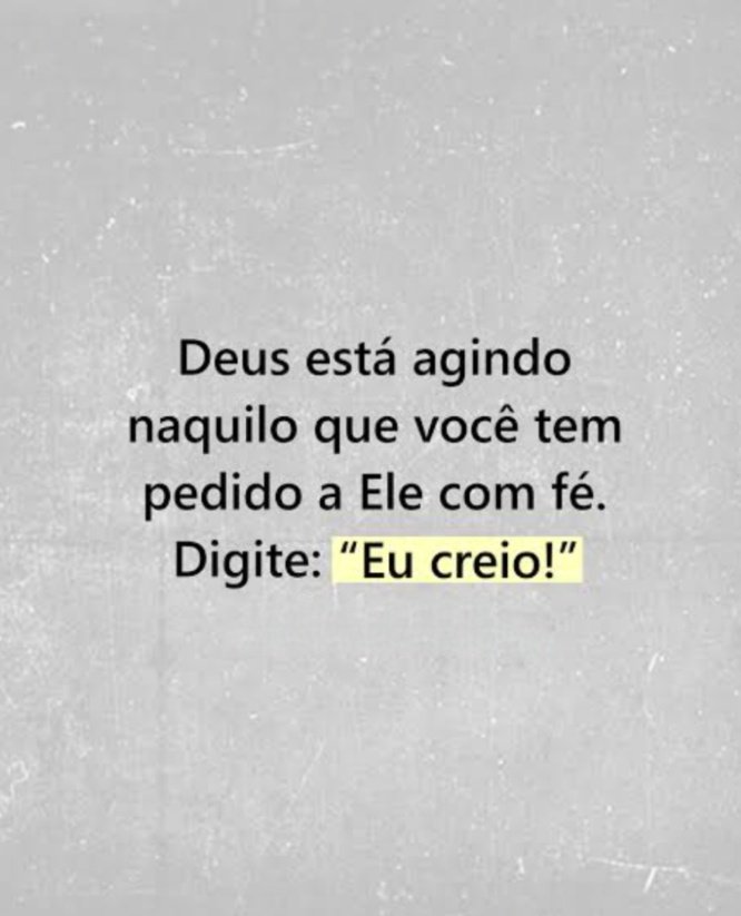 sigagalatas's tweet photo. DIGITE: EU CREIO https://t.co/eNZQJjXHWc