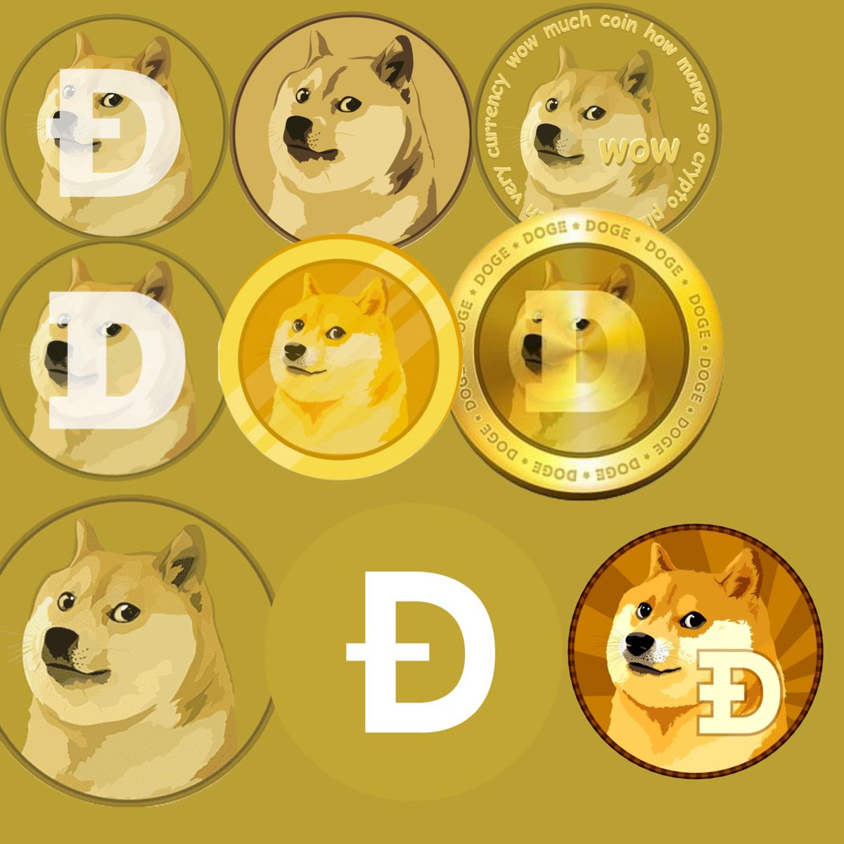 Omg just bought all these #Dogecoin which one is the real one 😳 😱
