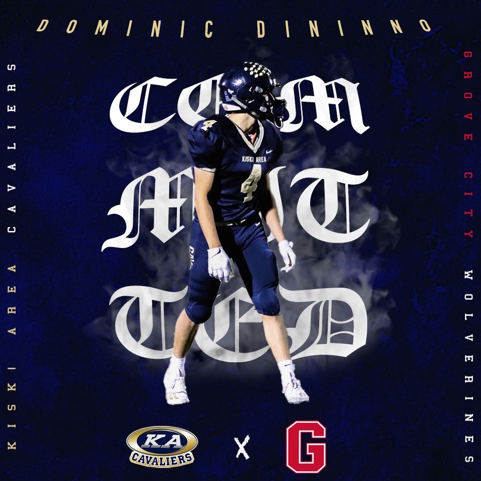 ddininno04's tweet photo. I would like to thank all the coaches that have believed in me and my abilities and recruited me to play football at the next level. With that being said i will be continuing my academic and athletic career at Grove City College! @GCC_FB @CoachBaney @CoachDiDonato https://t.co/kExwiMEqCu