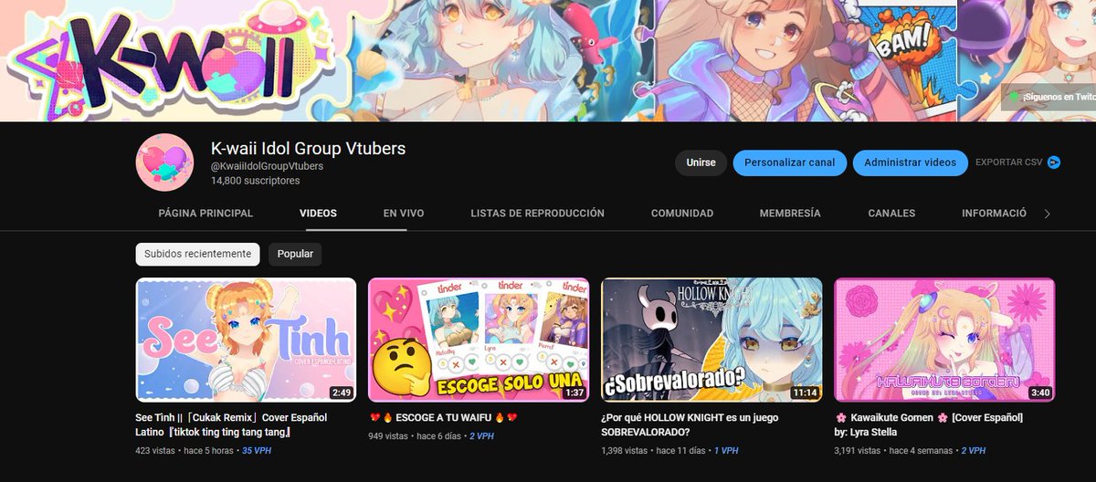 💖💙💜¡Recordatorio de que tenemos nuevos videos en el canal!👀💜💙💖 
Una suscribida, una likeada y una comentada no te hacen ni rico ni pobre pero harán felices a sus tres monitas chinas de confianza 💞 ¡Gracias por continuar brindándonos su apoyo!
➡️youtube.com/@KwaiiIdolGrou…