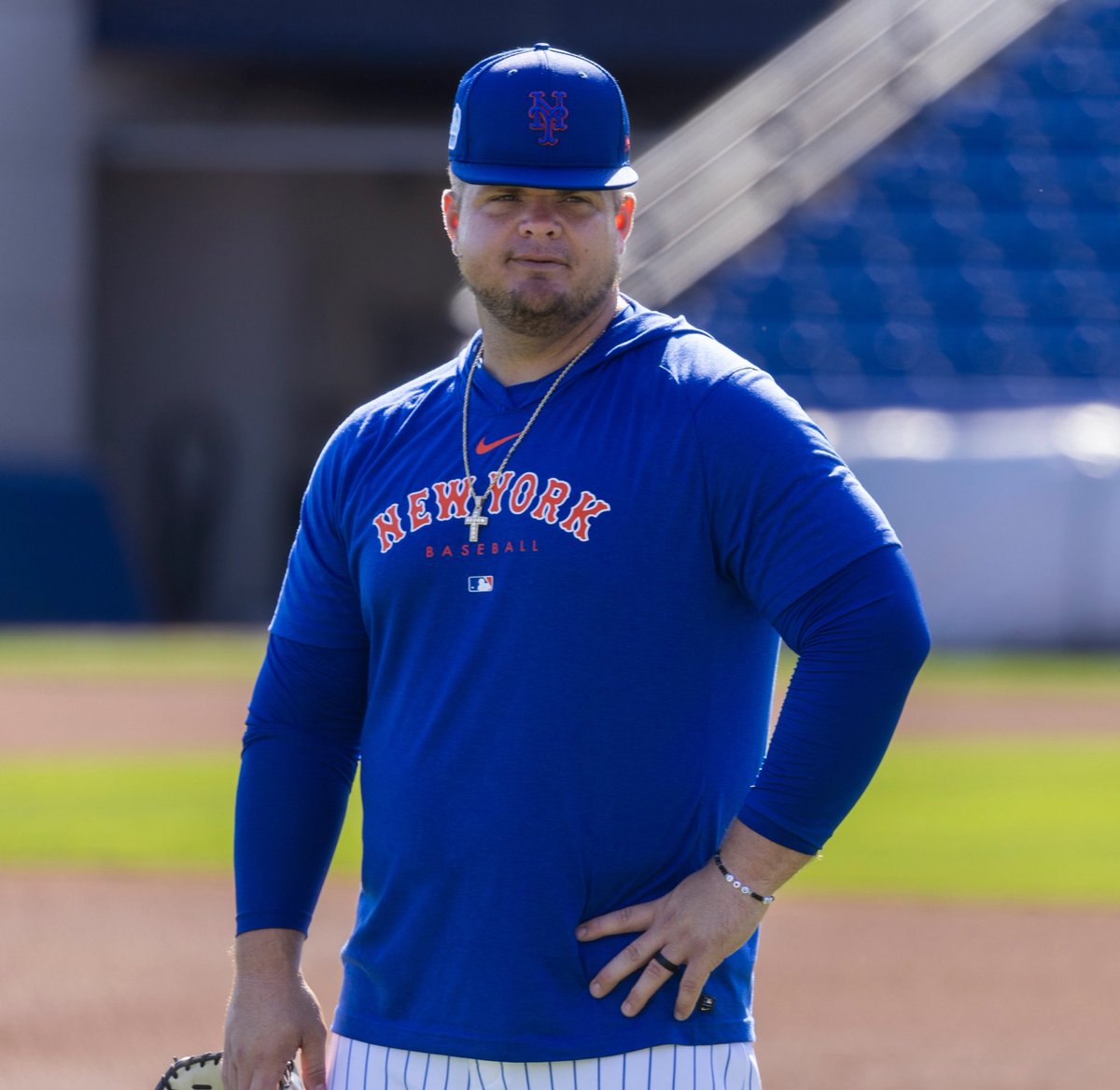 TheWardyNYM's tweet photo. NEWS: According to @NYPost_Mets, Daniel Vogelbach said he lost around 20-25 pounds this off-season. 

“Obviously watching what I eat, but just working out and doing my routine. I wasn’t really that focused on one particular thing. Just coming in and making sure that I was in shape and ready to play from Day 1.” #LGM