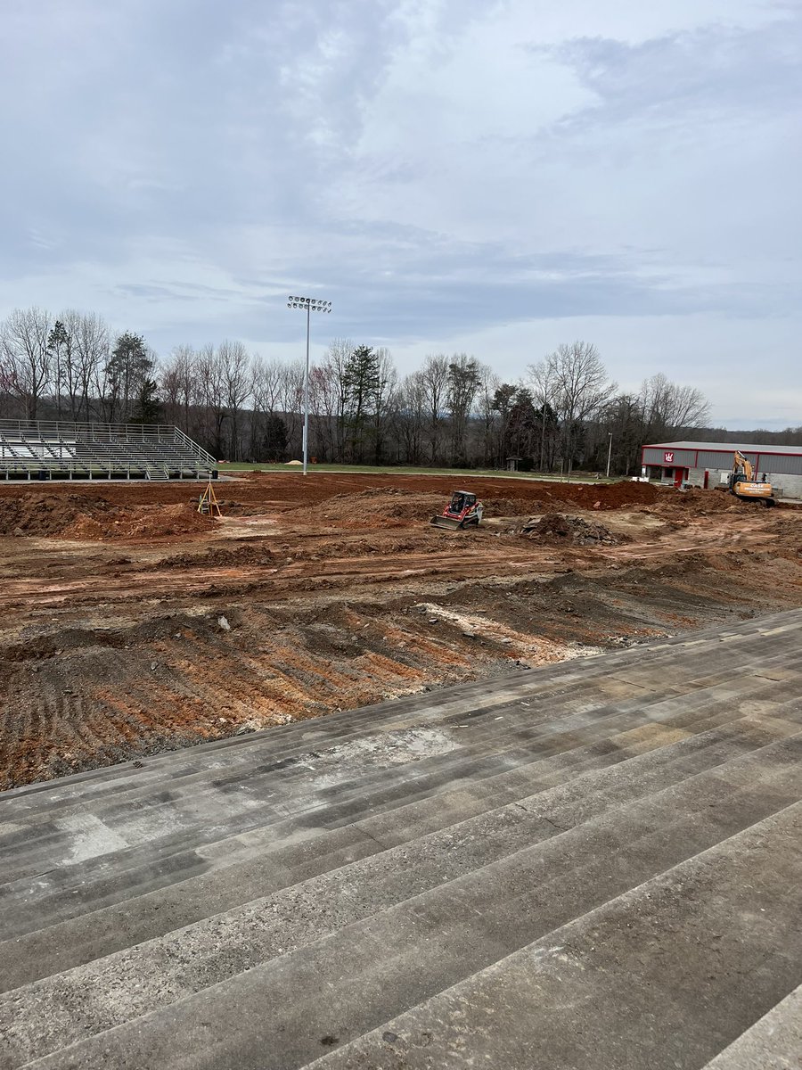 wlhsfootball1's tweet photo. Construction under way https://t.co/JfRSuoAPzH