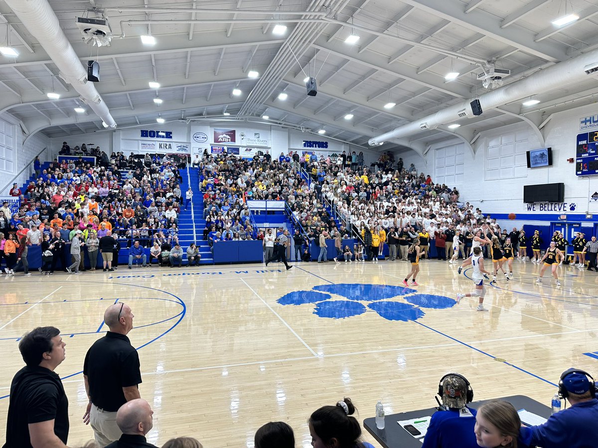It was a packed house tonight as our <a href="/PaintsvilleGBB/">PHS Lady Tiger Hoops</a> defeated the Johnson Central Lady Eagles in the opening round of the 57th District Tournament!!! Congratulations, Lady Tigers!