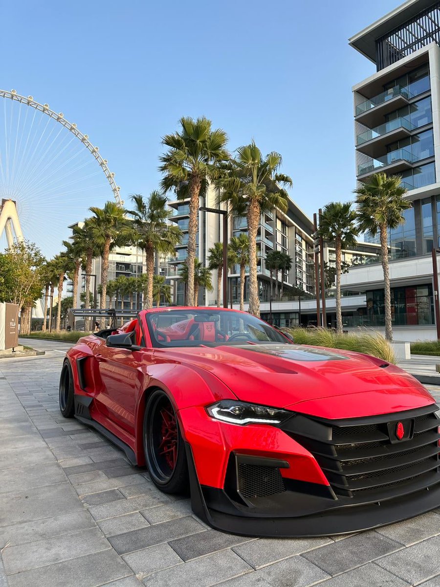 gulfcars's tweet photo. 1/5: Introducing the 2019 Mustang GT V8 Full Option #Alpha50 with a custom body kit designed and manufactured by Robot Crafts Man! #Mustang #CustomCar #FullOption #RobotCraftsMan https://t.co/dH8ZbwDafa
