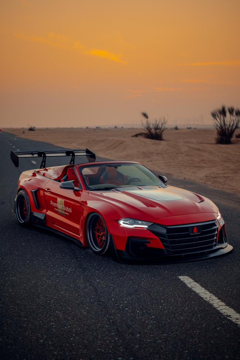 gulfcars's tweet photo. 1/5: Introducing the 2019 Mustang GT V8 Full Option #Alpha50 with a custom body kit designed and manufactured by Robot Crafts Man! #Mustang #CustomCar #FullOption #RobotCraftsMan https://t.co/dH8ZbwDafa