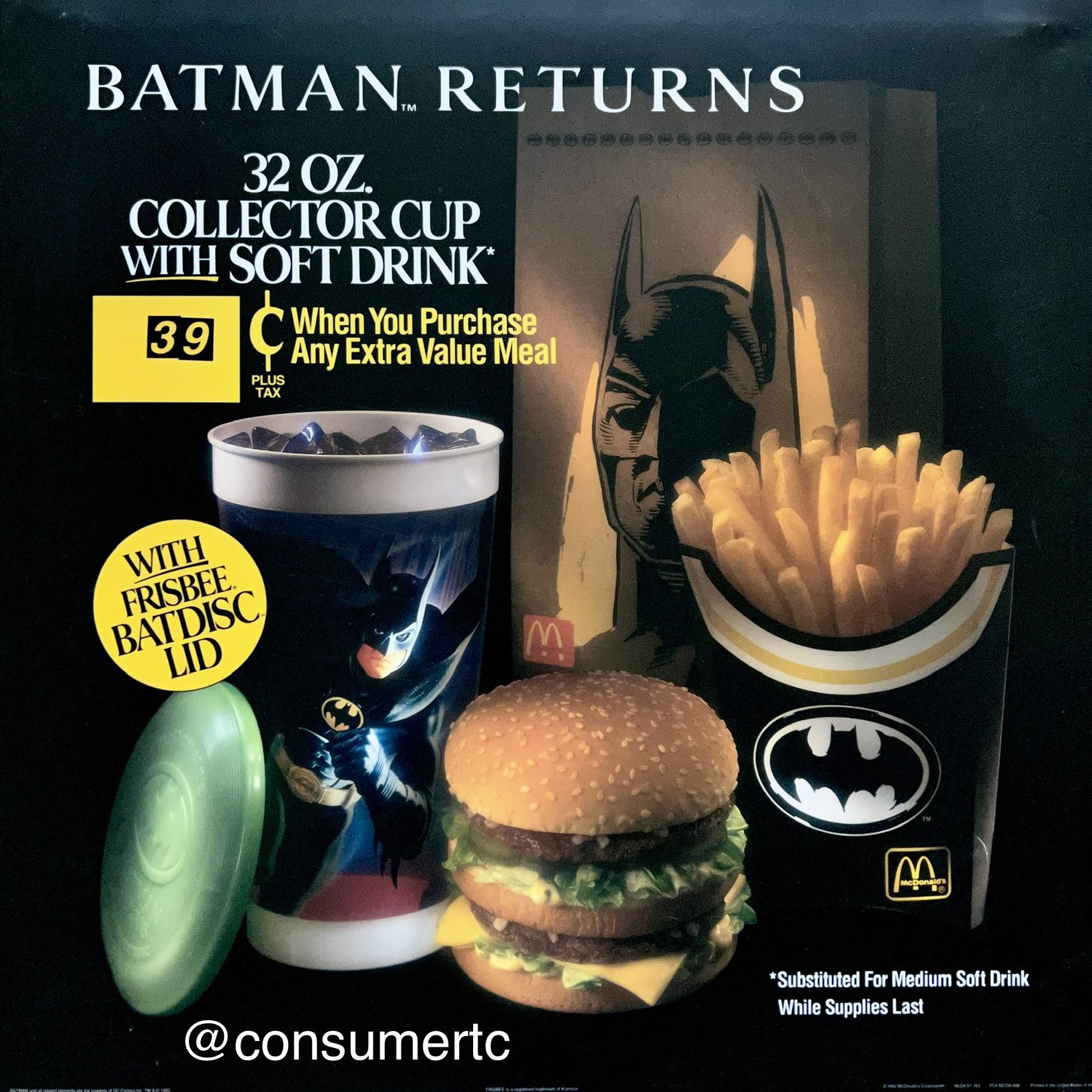 Consumer Time Capsule on Twitter "I’m not saying that BATMAN RETURNS had the best cups that