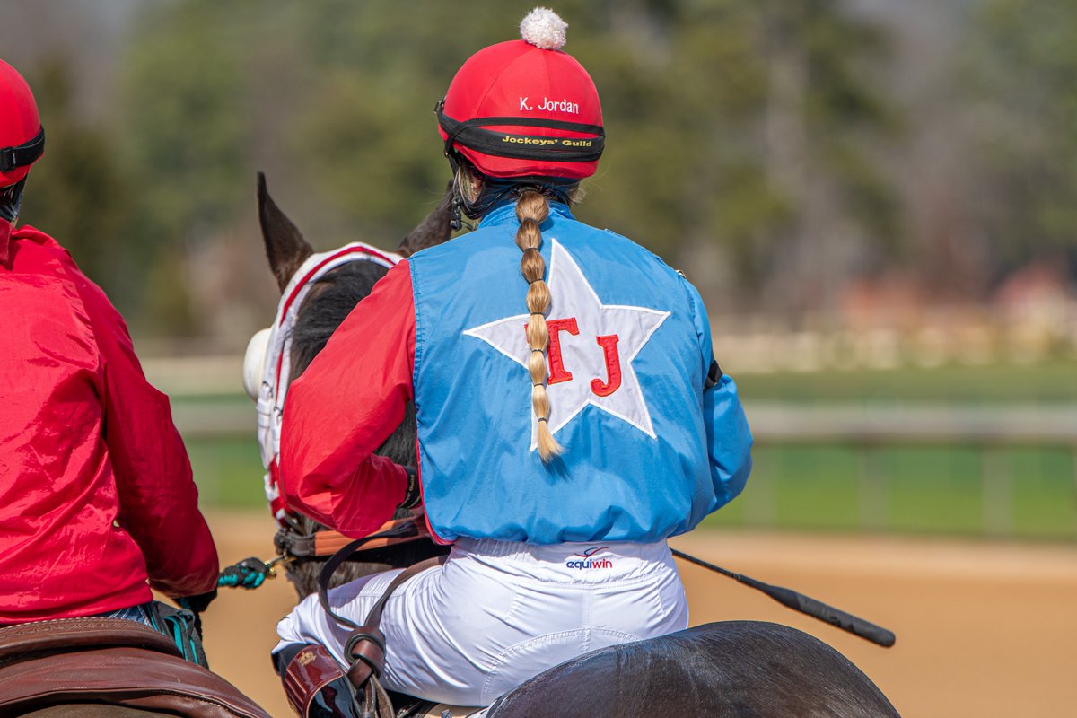 2022 Will Rogers &amp; <a href="/prmracing/">Prairie Meadows</a> riding champion <a href="/kyleejordan7622/">Kylee Jordan</a> before R4 Monday <a href="/OaklawnRacing/">Oaklawn Hot Springs</a>.