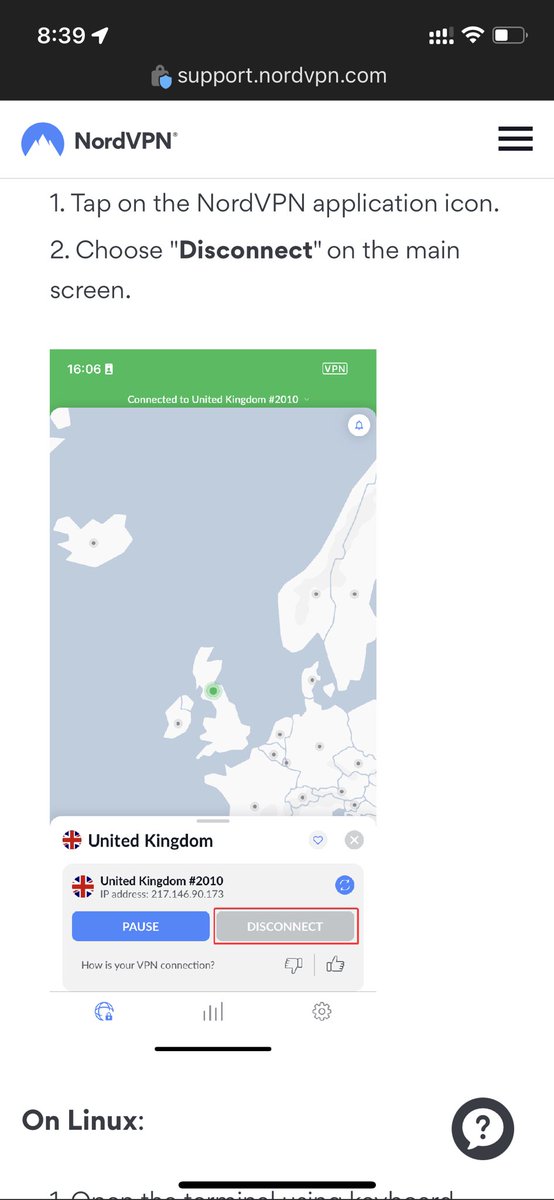antonpham's tweet photo. @NordVPN How to disconnect the VPN? https://t.co/wBX9F0FN3S