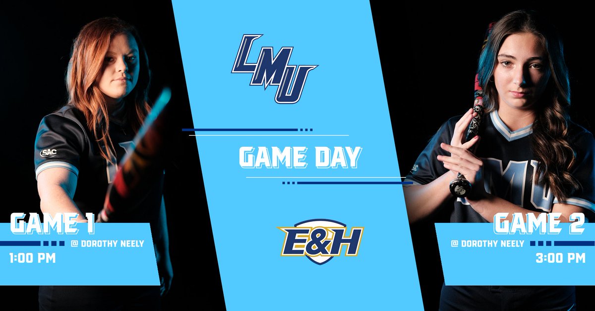 LMU_Softball's tweet photo. GAMEDAY IN HARROGATE!!! DOUBLE HEADER VS EMORY &amp; HENRY, GAMES AT 1 &amp; 3!!!

📺 https://t.co/b3NacGQqx5
📊 https://t.co/fnyUNE2MOS https://t.co/eOynU46hke