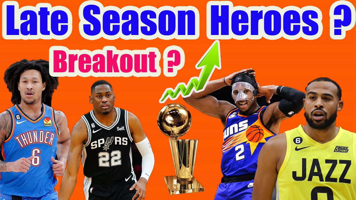 cp4zee's tweet photo. NBA Fantasy Basketball 2023-2023 Playoff Sleepers Breakout Players

NEW VIDEO Watch Here:

https://t.co/1QurhLeHVf

#NBAFantasy #FantasySports #fantasybasketball #nbapicks #nba  #nbanews #fantasydraft #nbaplayers #nbabetting #nbasleepers #NBATwitter https://t.co/W0SBrQgJvj