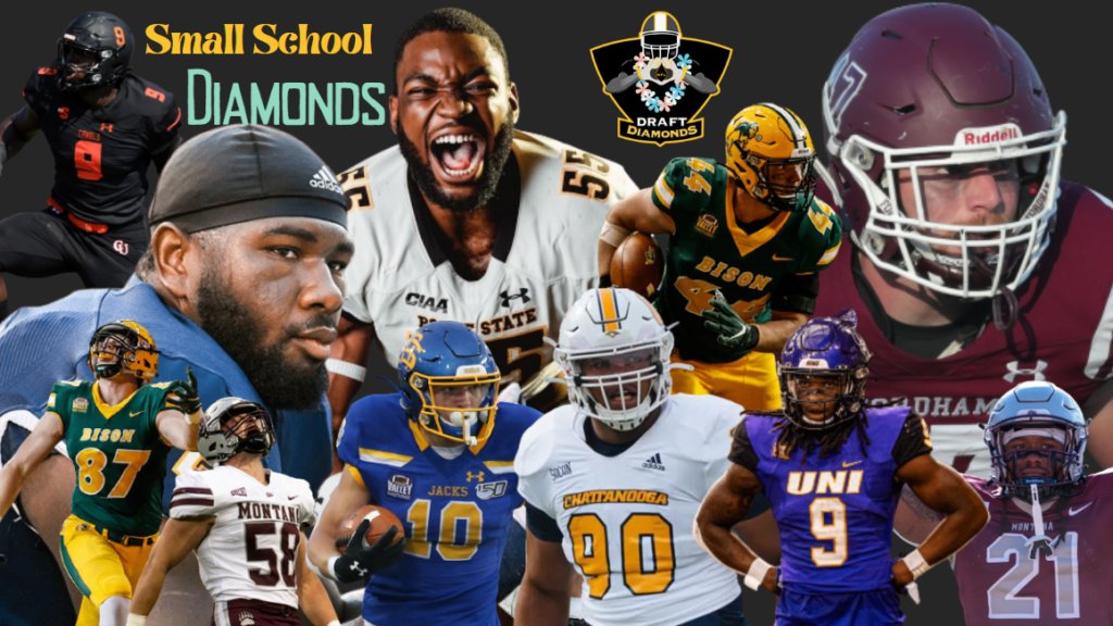 DraftDiamonds's tweet photo. NFL Draft Diamonds 2023 Small School Prospect Watch List | Top 1000 plus Small Schoolers https://t.co/c8vVFVnBEH #NFL #NFLDraftNews https://t.co/7nCS9yhz06