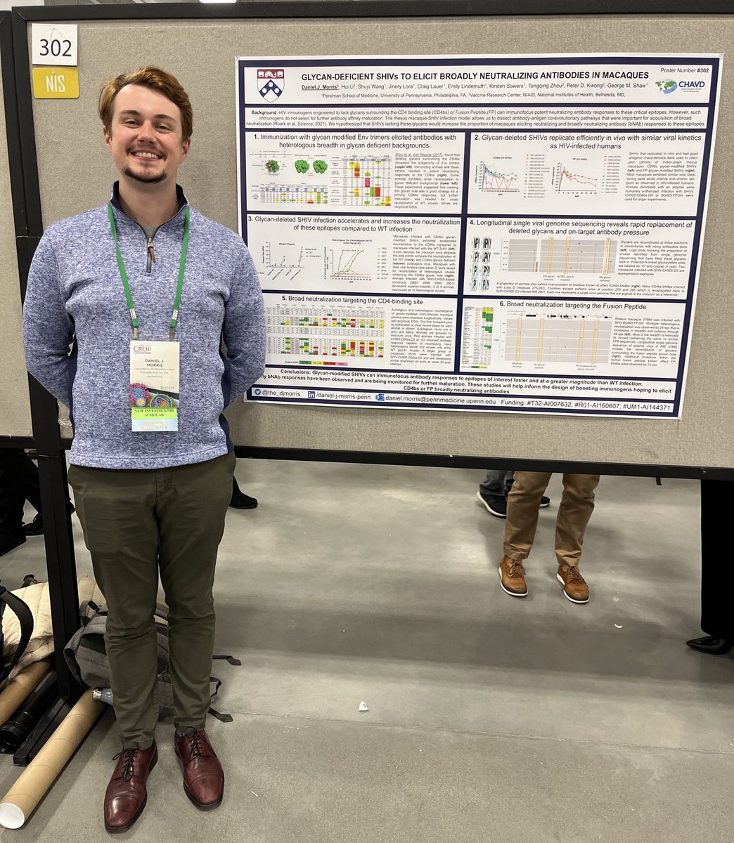 Really happy to have shared my thesis work again but this time at #CROI2023. Very inspiring to see this many people working on the common goal of ending the HIV/AIDS pandemic. Also, the new Seattle Conference Center is beautiful!