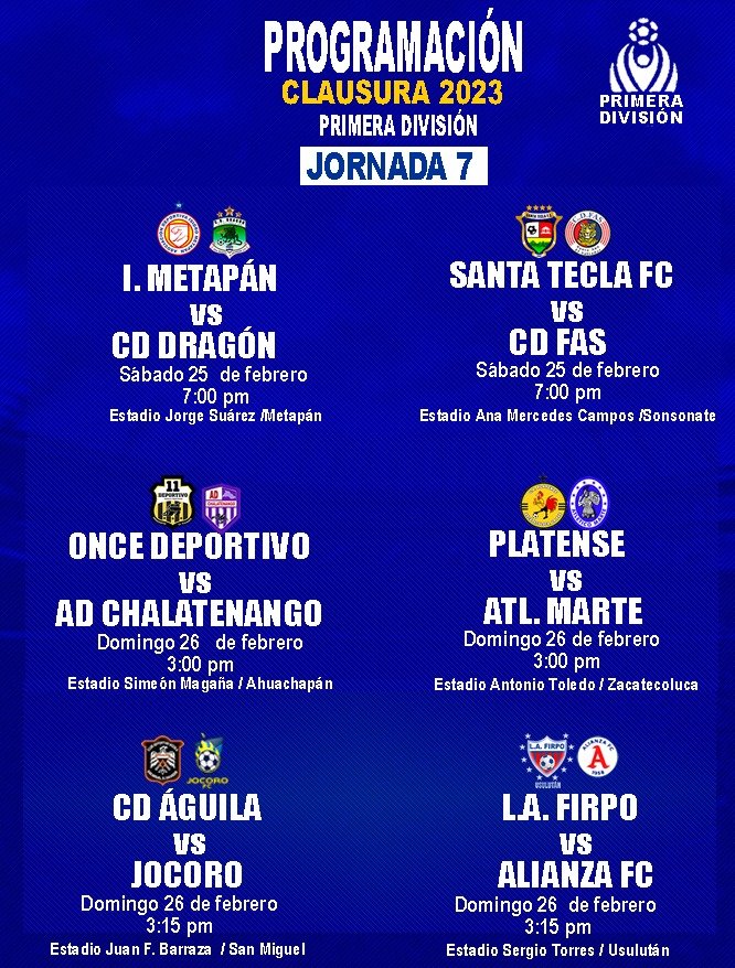 Fecha 7
Clausura 2023