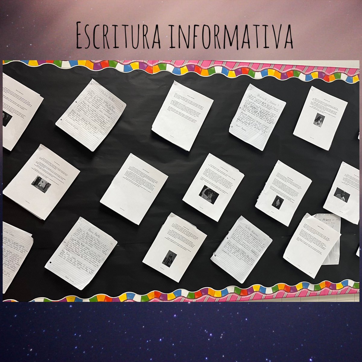 Martha16Erika's tweet image. Grandes figuras históricas se hicieron presente @DSShook_ES a través de la escritura informativa. #RubyBridges #HelenKeller #Dr.MartinLutherKingJr. #HarrietTubman #JackieRobinson y otros más. 💚🍎📕
