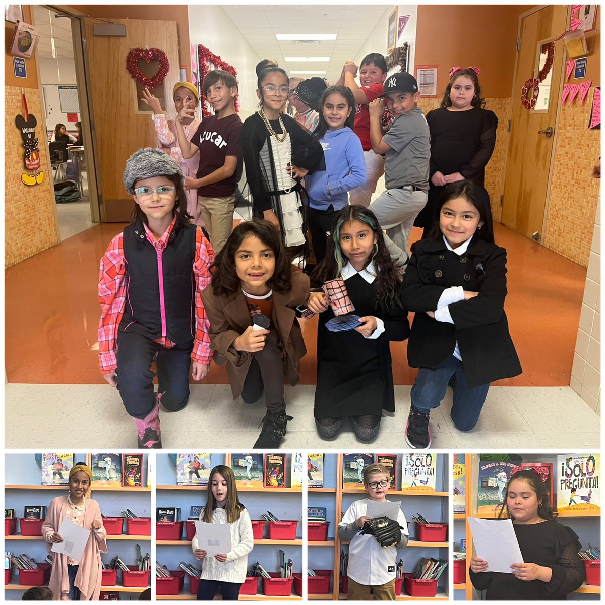 Martha16Erika's tweet image. Grandes figuras históricas se hicieron presente @DSShook_ES a través de la escritura informativa. #RubyBridges #HelenKeller #Dr.MartinLutherKingJr. #HarrietTubman #JackieRobinson y otros más. 💚🍎📕