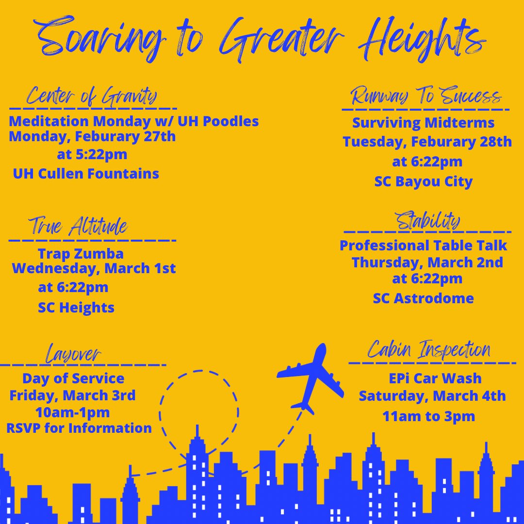 Announcing: 🐩 Flight 1922 🐩

💙 2/27 - 3/4 💛